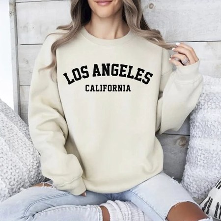 Los Angeles California Sweatshirt, Los Angeles Bachelorette Sweatshirt, Los Angeles Sweatshirt, Trendy Preppy Sweatshirt, Aesthetic College Crewneck, Oversized Minimalist Sweater, California City Sweatshirt, Bachelorette Trip Sweatshirt, Unisex Sweatshirt.