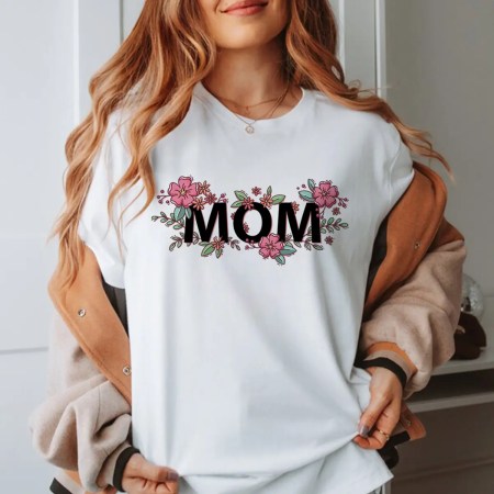 Mom T Shirt, Mother Day Shirt, Best Mom T Shirt, Mom Floral T Shirt, My Mom Best Mom T Shirt, Mother's Day T Shirt, Graphic Tee, Gift For Mother's Day, Gift For Her, Mama T Shirt. Mother Shirt, Family T Shirt.