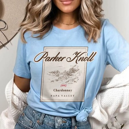 Parent Trap Parker Knoll T Shirt, Parker Knoll Napa Valley Chardonnay T Shirt, Parent Trap Shirt, Parent Trap Camp Shirt, Parker Knoll Chardonnay Shirt, The Parent Trap Parker Knoll Shirt 1993 Chardonnay Napa Valley Shirt, Baby Blue T Shirt, Custom T Shirt, Unisex T Shirt, Trend T Shirt.