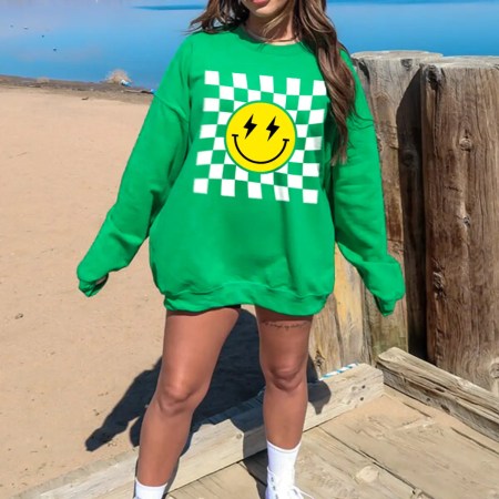 Smile Face Overdyed Sweatshirt, Happiness Crewneck Sweatshirt. Preppy Smiley Face Sweatshirt, Pink Smile Sweatshirt, Cute Smile Shirt, Happy Face Sweatshirt, Girls Preppy Shirts, Trendy Smiley Face Shirt, Preppy Clothes Smiley Face, Pink Smiley Face Shirt, Keep Smiling Shirt, Be Happy Shirt.