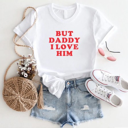But Daddy I Love Him Shirt White 2 But Daddy I Love Him Shirt, Love T Shirt, Funny T Shirt, Quote T Shirt, Harry Styles Inspired Graphic Tee, Taylor Swift Song Lyrics T Shirt, I love My Boyfriend T Shirt, White Graphic Tee, Relation Goal T Shirt, Gift For Girlfriend T Shirt.