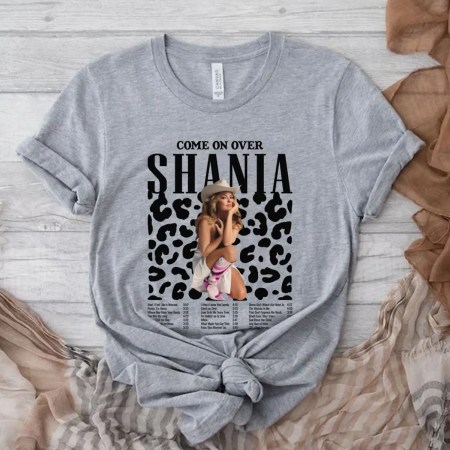 Shania Twain Come On Over Tour T Shirt, Shania Twain Concert T Shirt, Outfit For Shania Twain Concert, Shania twain Tour T Shirt,  Shania Twain Vintage T Shirt, Shania twain Leopard T Shirt, Shania Twain Graphic Tee, Shania Twain Tee.