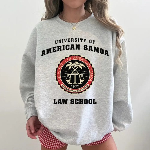 University Of American Samoa Law School Ash Sweatshirt University Of American Samoa Law School Sweatshirt, Saul Unisex Unisex Sweatshirt, Better Call Saul Sweatshirt, American Samoa Sweatshirt, Saul Goodman Sweatshirt, University Sweatshirt.