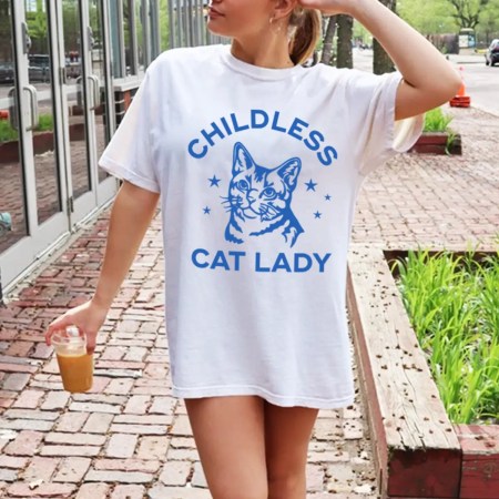 Childless Cat Lady T Shirt, Kamala Harris 2024 T Shirt, Cat Lady Shirt, Cat Ladies Vote For Kamala T Shirt, America Need Cat Ladies T shirt, Funny Cat T Shirt, USA President T Shirt.