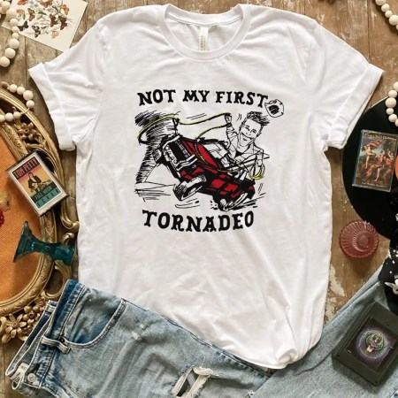Not My First Tornado T Shirt, Tornado Twisters T Shirt, Tornado Shirt, Glen Powell Tornado T Shirt, Funny Tornado T Shirt