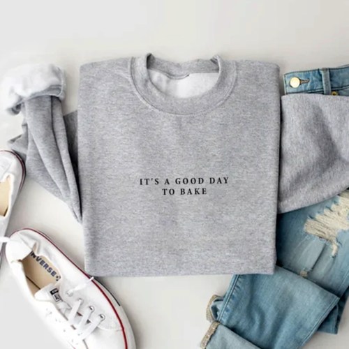 It’s A Good Day To Bake Sport Grey Sweatshirt It's A Good Day To Bake Sweatshirt, Baking Sweatshirt, baker Sweatshirt, Christmas Gingerbread Bakery Sweatshirt, Cookie Baker Sweatshirt, Baking Lover Gift Sweatshirt, Trendy Christmas Sweater, Holiday Sweatshirt, Cozy Sweatshirt, Comfy Sweatshirt, Gift For Mom, Gift For Friend.