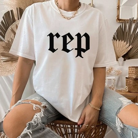 Big Rep T Shirt, Reputation T Shirt, Era T Shirt, Rep Graphic Tee, Cute Tay Shirt, Rep Ladies Shirt, Rep Tee for Concert, Big Rep, Karma Shirt, I'm the Problem, T Shirt For Women.