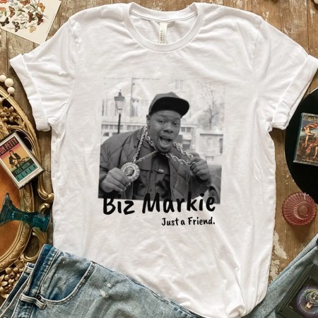Biz Markie T Shirt, Biz Markie Just A Friend T Shirt, Biz Markie Rapper T Shirt, Biz Markie Black T Shirt, Famous T Shirt, Graphic Tee, Rip, Biz Markie, Hip-Hop’s ‘Just a Friend’ Clown Prince, Dies at 57.