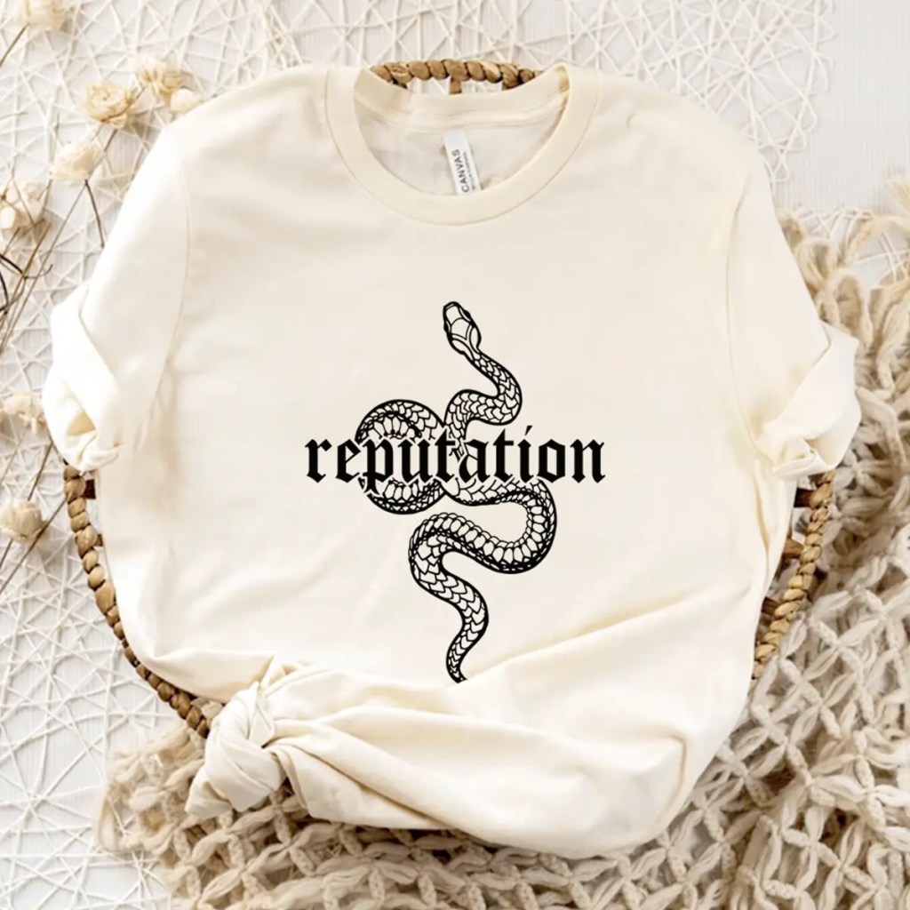 Reputation T Shirt, Big Rep T Shirt, Rep Era T Shirt, Reputation Graphic Tee, Concert Fan Tee, Cute Tay Shirt, Rep Ladies Shirt, Rep Tee for Concert, Big Rep, Karma Shirt, I'm the Problem, T Shirt For Women.