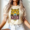 Gucci Tiger T Shirt In Natural Color