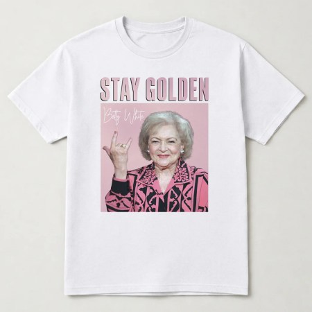 Be More Like Betty T Shirt, The Golden Girls Shirt, Betty White Shirt White