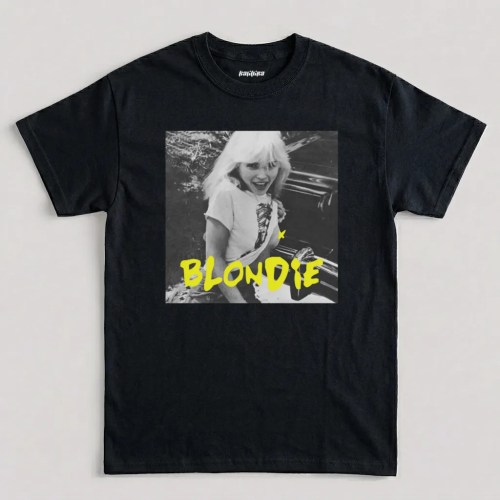 Black Debbie Harry Blondie Vintage Graphic T-Shirt