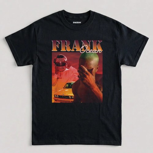Black Frank Ocean Blonde Vintage Graphic T-Shirt