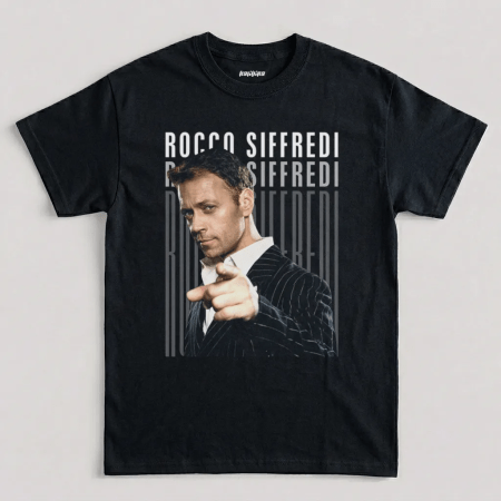 Black Rocco Siffredi Don't Be Shy Vintage Graphic T-Shirt