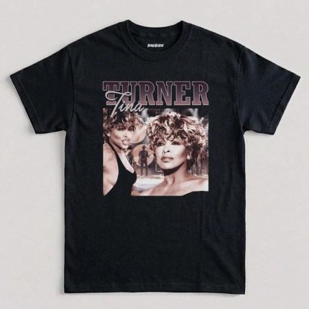 Black Tina Turner Simply the Best Vintage Graphic T-Shirt