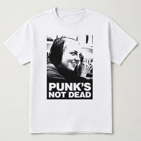 Britney Spears Punk's Not Dead Shirt, Britney Spears Shaved Head T Shirt White