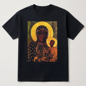 Christian Black Madonna Faith Vintage Graphic T-Shirt