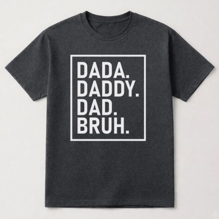 Daddy T Shirt, Dad T Shirt, Father's Day T Shirt, Gift For Dad Dark Heather