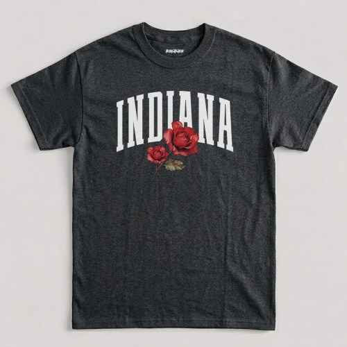 Indiana Rose Vintage Collegiate Graphic T-Shirt in Dark Heather Color Indiana Rose Vintage Collegiate Graphic T-Shirt in Dark Heather Color