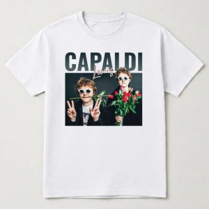 Lewis Capaldi Retro 90's T Shirt, Funny Lewis Capaldi Rose T Shirt