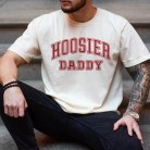 Hoosier Daddy Shirt – Funny Indiana Dad T-Shirt | Father’s Day Game Day Gift