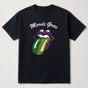 Mardi Gras Woman Shirt, Mardi Gras Lips T Shirt, Mardi Gras Carnival