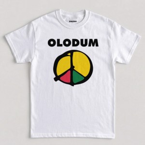 Michael Jackson Olodum Peace Sign Graphic T-Shirt, Afro-Brazilian Culture Tee
