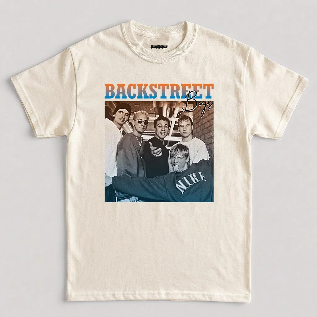 Natural Backstreet Boys Essential Vintage Graphic T-Shirt