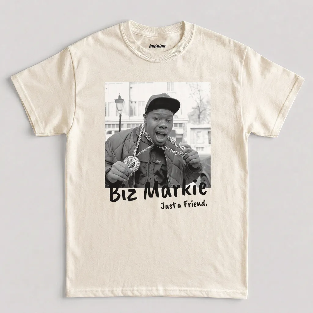 Natural Biz Markie Just A Friend Vintage Graphic T-Shirt