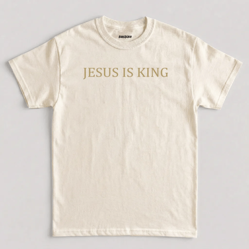 Natural Christian Jesus Is King T-Shirt