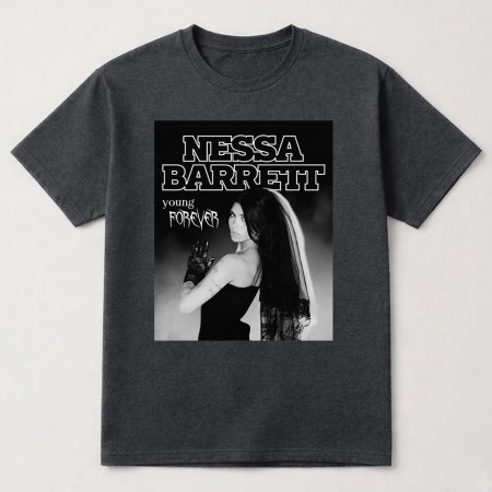 Nessa Barrett Young Forever Vintage Graphic T-Shirt Dark Heather