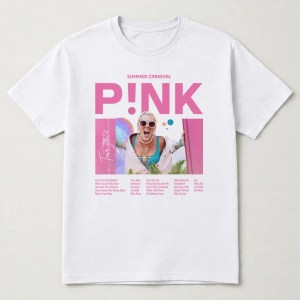 Pink Summer Carnival Tour Graphic T-Shirt
