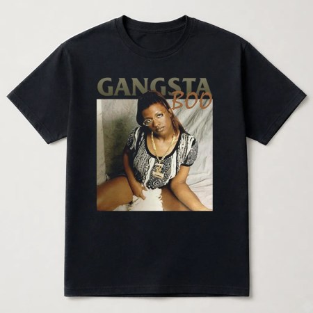 Rip Gangsta Boo Lola C. Mitchell Vintage Graphic T-Shirt Black