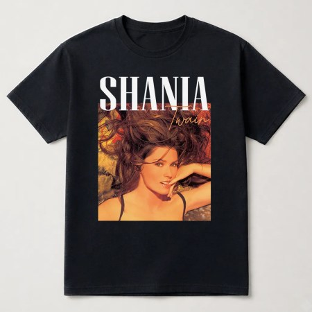 Shania Twain Graphic T-Shirt Black