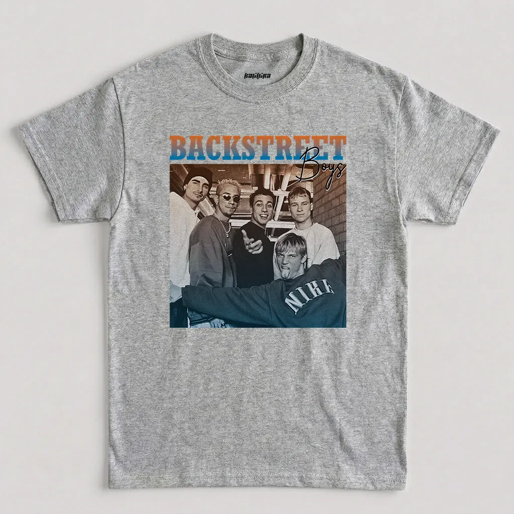 Sport Grey Backstreet Boys Essential Vintage Graphic T-Shirt