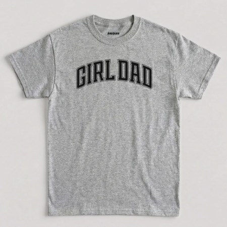 Sport Grey Girl Dad Graphic T-Shirt