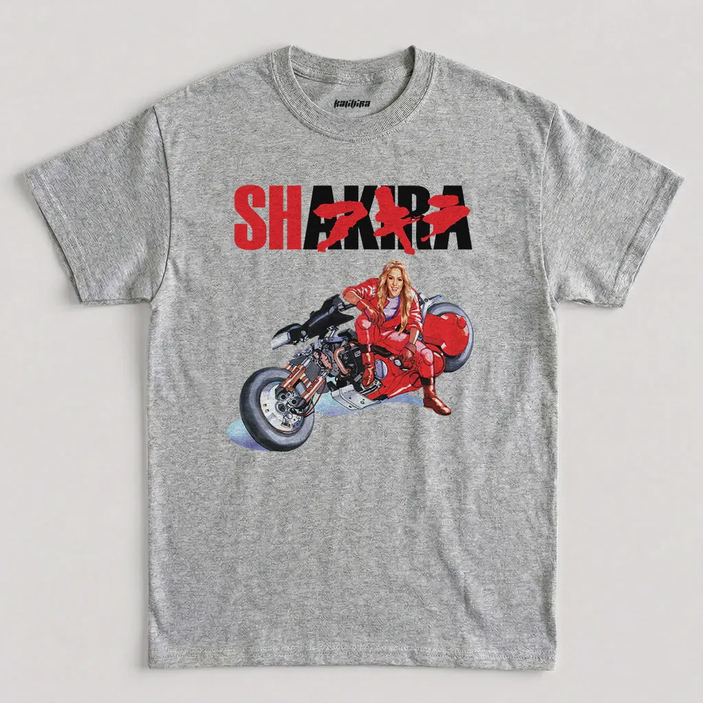 Sport Grey Shakira Akira Funny Graphic T-Shirt