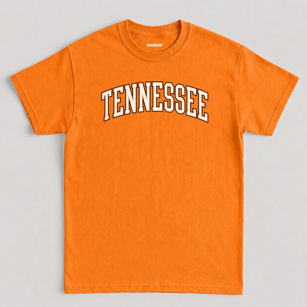 Tennessee Graphic T-Shirt, Retro Collegiate Tennessee State Pride Tee