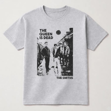 The Smiths T Shirt, The Queen Is Dead T Shirt, Rock Band Unisex Shirt Sport Grey