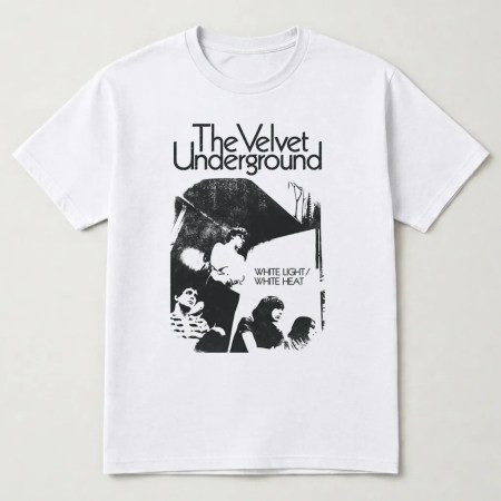 The Velvet Underground T Shirt in White Color