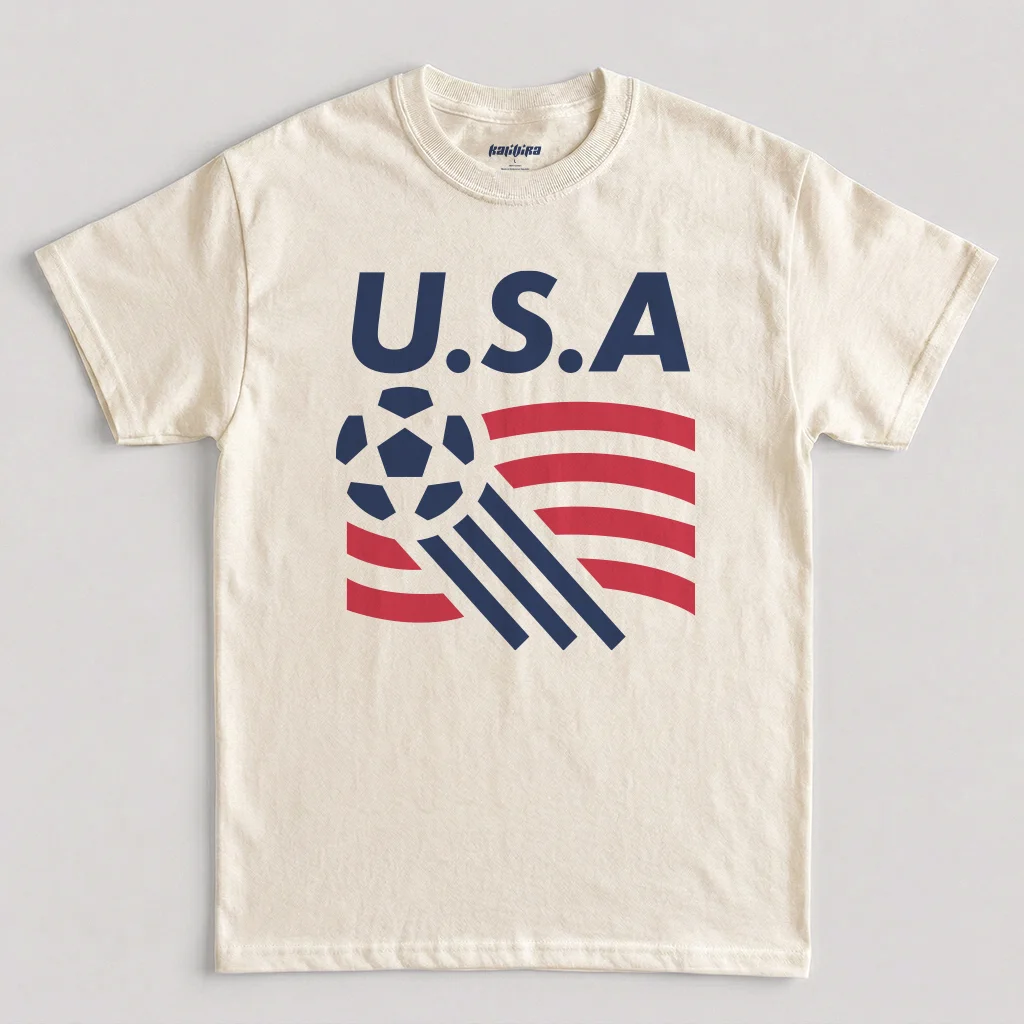USA Soccer Graphic T-Shirt – Retro 1994 World Cup Inspired Fan Tee