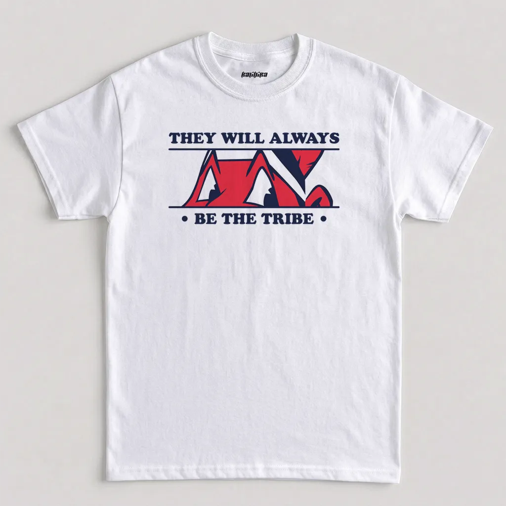 White Cleveland Indians They Will Always Be The Tribe Graphic T-Shirt, Guardians Fan Tee