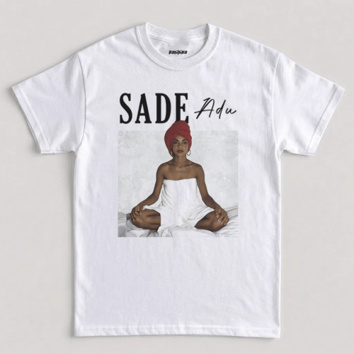 White Sade Adu Iconic Vintage Graphic T-Shirt