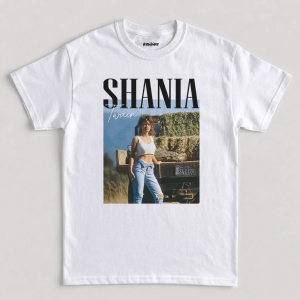 Shania Twain Any Man of Mine 90s Vintage Graphic T-Shirt