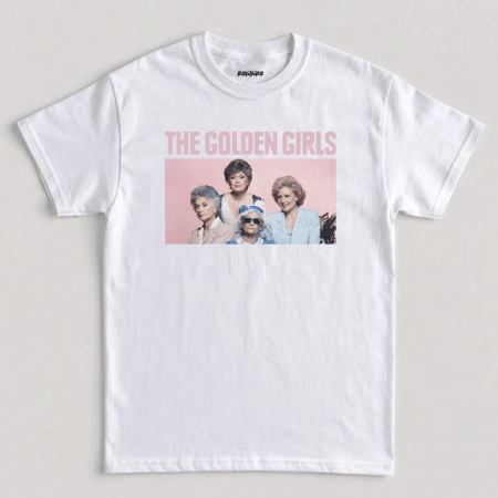 White The Golden Girls Graphic T-Shirt