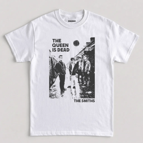 White The Smiths The Queen Is Dead Vintage 1986 Graphic T-Shirt