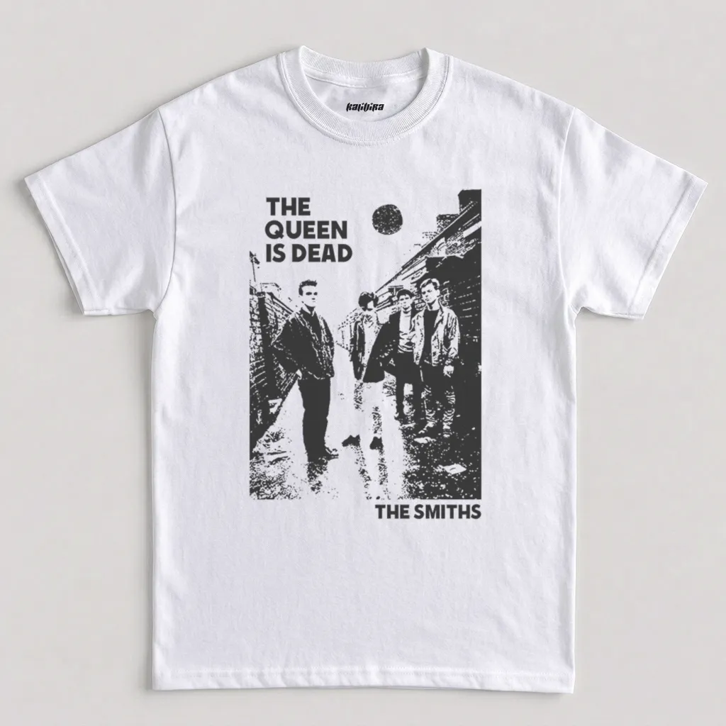 White The Smiths The Queen Is Dead Vintage 1986 Graphic T-Shirt