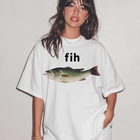 Fih Funny Fish Meme T-Shirt women